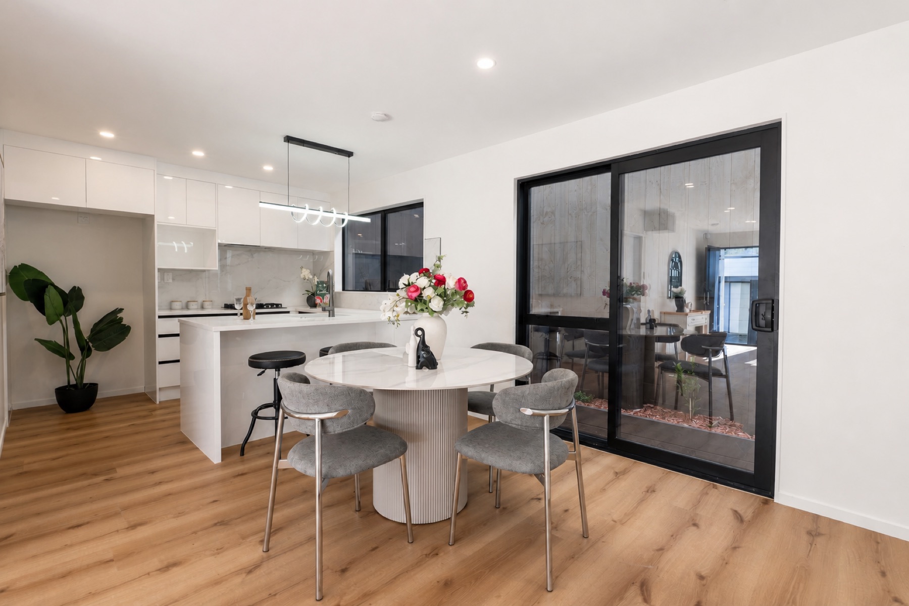 Dining area at 9 Kaikoura Street, Henderson
